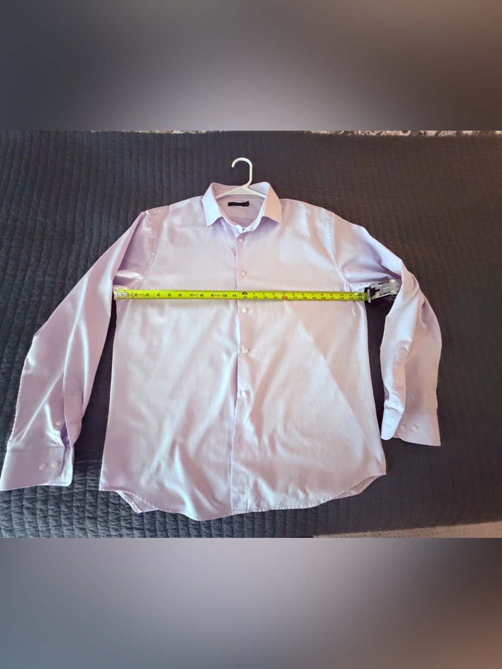 JB Britches Men's Light Lavender Dress Shirt 17 x 34-35